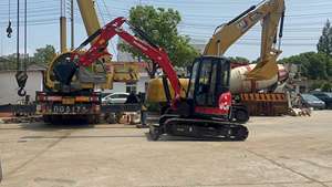 Mini-excavatrice Yanmar d'occasion Vic55/Vic80, moteur Doosan, poids opérationnel de 5 tonnes, Enerpac Kawasaki inclus - Stock d'occasion - Product Image 2