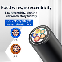 Cable blindado con cinta de acero de 1.8/3kV VV22 3+1 núcleos para ingeniería municipal y redes eléctricas subterráneas