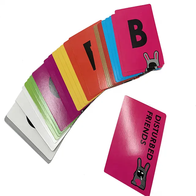 עיצוב מותאם אישית אישית לוגו נייר מודפס pvc פלסטיק לשחק כרטיס פוקר עבור פרסום קידום מכירות