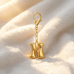 360 Rotation Zinc Alloy Key Ring Holder Personalized <b>Custom</b> Embossed Letter Logo Carabiner <b>Keychain</b> - Product Image 3