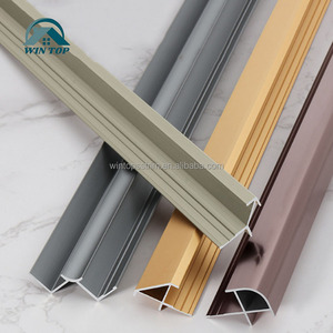 <span class=keywords><strong>Moulure</strong></span> murale décorative en aluminium Win Top Garniture de panneau mural en aluminium Bande de fermeture Décoration murale de fond Garniture de bord de joint - Product Image 4