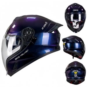 Haute Qualité Double Visière <span class=keywords><strong>Moto</strong></span> Entièrement Visage Casque ABS Logement Bluetooth Casque pour Adultes - Product Image 2