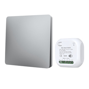Mini interrupteur mural intelligent 10A RF433 240V 1 voie à commande tactile avec couvercle en plastique Fabriqué en Chine - Product Image 2