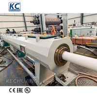 Nouvelle machine de fabrication de tuyaux électriques en PVC, CPVC, UPVC, conception à double vis, avec garantie d'un an pour les usines de fabrication