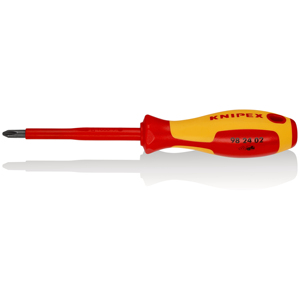 Destornillador Phillips Knipex Aislado 1000V 100mm Mango Rojo y Amarillo - Product Image 1