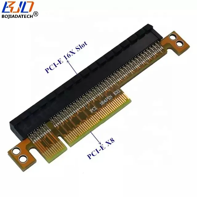 Kartu Riser adaptor PCI-E 16X Express PCI-E ke 8X untuk kartu Video grafis tersedia