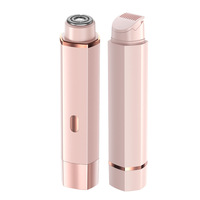 Alat Cukur Elektrik KKS Electric Lady Razor Double-Headed Waterproof 2-In-1, Pemangkas Bikini dan Pencukur untuk Wajah dan Tangan, Dapat Diisi Ulang, Penghilang Bulu Wajah, US