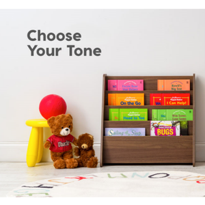 Présentoir de livres en bois à 4 niveaux Étagère de rangement Étagère pour enfants Petite bibliothèque Porte-revues pour bibliothèque - Product Image 5