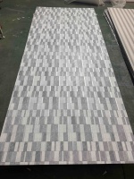 Nouveauté : Panneau mural en charbon de bambou, panneau mural en placage de bois durable, imperméable et économique