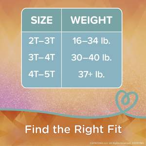 Pampers Easy Ups, Calzones de Entrenamiento Multicolor, Talla 5T-6T, 84 Unidades, Diseño Trolls, para el Aprendizaje del Uso del Baño - Product Image 3