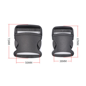 Plastic Side Release Buckle A105 38Mm 50Mm For Bags Durable <b>Webbing</b> <b>Strap</b> Buckle - Product Image 3
