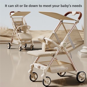 Trọng lượng nhẹ có thể gập lại Xe đẩy em bé du lịch thân thiện với chuyển đổi ngả túi xe đẩy với ô tính năng - Product Image 4