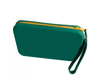 Sac de rangement multifonctionnel pour voyage et maquillage, imperméable, résistant à l'usure, en silicone, avec fermeture éclair, couleurs : vert <span class=keywords><strong>chartreuse</strong></span> clair, rose rouge, vert clair, violet - Product Image 1