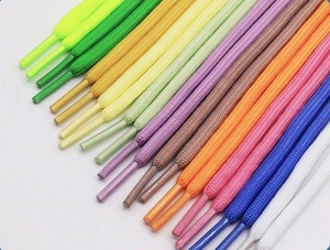 Cordones redondos de alta resistencia de 5mm para botas de trabajo de senderismo, <span class=keywords><strong>cuerda</strong></span> de cordón recubierta de Color sólido, uso versátil en bolsos y prendas - Product Image 3