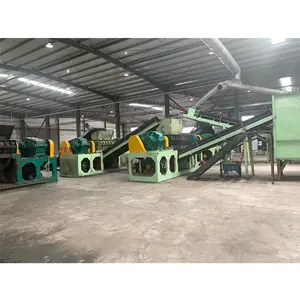 Single Hook Tire De-Beader Truck Tyre Cutting Machine Waste Tire Recycling Project