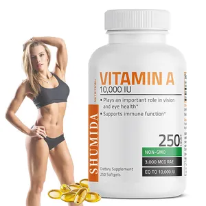 Nhãn hiệu riêng OEM vitamin Một viên nang Softgel cải thiện thị lực, miễn dịch & chống mệt mỏi