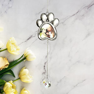 Attrape-soleil <span class=keywords><strong>en</strong></span> cristal Cœur Ailes d'Ange pour vitre de voiture, jardin, cadeau personnalisé commémoratif pour animal de compagnie, cadeau de condoléances, cadeaux prisme créateur d'<span class=keywords><strong>arc</strong></span>-<span class=keywords><strong>en</strong></span>-<span class=keywords><strong>ciel</strong></span> - Product Image 2