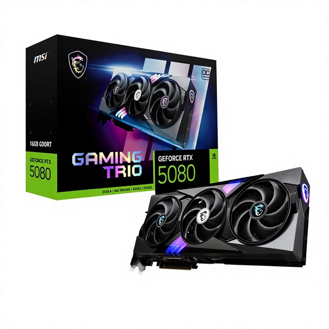 New for Gaming Trio OC GeForce RTX 5080 Laptop 16G Designed for AI Game Design and Editing Featuring OpenClaw Local Deployment