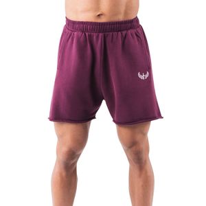 Pantalones Cortos Deportivos para Hombre, Color Borgoña, Cómodos, de Secado Rápido, con Cintura Elástica, para Correr, Gimnasio y Actividades Deportivas - Product Image 1