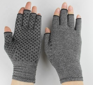Sarung Tangan Kompresi Anti Arthritis Tanpa Jari Pengencang Pereda Nyeri Sarung Tangan Pengaman Sarung Tangan Kompresi - Product Image 1
