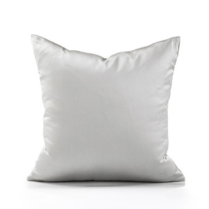 Vente en gros personnalisée 50 ensembles de housses de coussin jacquard pour décoration de luxe d'hôtel, housse de coussin carrée grise avec pompon pour canapé et chambre à coucher - Product Image 4