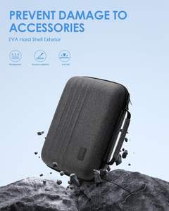 Estuche Rígido para Cortapelos, Estuche de Barbería para Cortapelos y Accesorios, Bolsa de Viaje para <span class=keywords><strong>Surker</strong></span>/Wahl/Andis/Novah, Protector de Afeitadora para Hombre, Kits de Aseo - Product Image 6