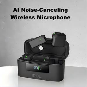 Microfono Wireless 2.4G per Creatori di Contenuti, Microfono Magnetico a Clip per Telefono, Microfono Wireless Intelligente Multiplo, Nuovo Microfono 2026 - Product Image 1