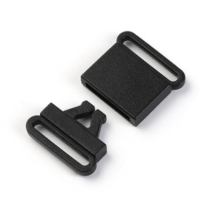 Helmet Buckle Black Plastic 15mm Inner Diameter Universal Safety Lock <b>Clip</b> For Helmet Chin Strap Accessories - Product Image 3