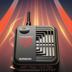 Chauffage d'<span class=keywords><strong>aquarium</strong></span> SunSun UC en plastique écologique, contrôle précis de la température, affichage numérique, lecture en temps réel, 220-240V pour poissons - Product Image 6