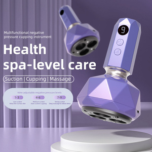 Handheld Gua Sha Heating Therapy <strong>Instrument</strong> Electric Scraping Vacuum Cupping Massager for Neck Manual Wireless - Product Image 4