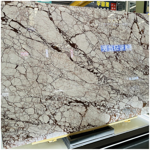 แผ่นหินอ่อนสีชมพู Calacatta Rosso ขัดเงาสำหรับปูพื้นห้องน้ำ ห้องครัว และเคาน์เตอร์ในโรงแรมหรูและบ้านพักตากอากาศระดับไฮเอนด์ - Product Image 2