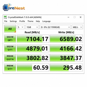 CoreNest NVMe PCIe SATA SSD Internal Solid State Drive 256GB 512GB 1TB 2TB 4TB Kecepatan Tinggi hingga 7000MB/s untuk Desktop Laptop PC - Product Image 2