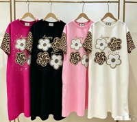 T-shirts pour femmes de haute qualité en coton 100% - Taille grande - OC1017