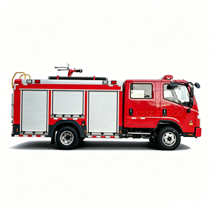 Camion de pompiers Foton à double cabine, 5 places, transport de personnel, 3000L d'eau, véhicule de lutte contre l'incendie à mousse - Product Image 1