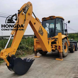 Chargeuse-pelleteuse 4x4 d'occasion JCB 3CX, capacité nominale 8 tonnes, composants : roulement, boîte de vitesses, pompe, moteur, engrenage, surveillance à distance, garantie 3 mois - Product Image 1