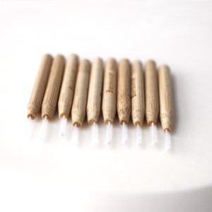 Cepillos interdentales de bambú, finos y ecológicos, reutilizables con cerdas de nailon Dupont y alambre de Alemania para adultos - Product Image 2