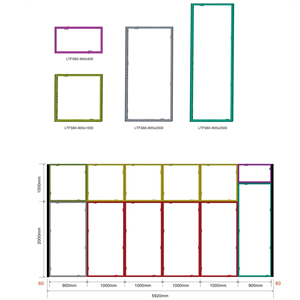 Système de stand modulaire incurvé léger en tissu de 62 mm pour salon professionnel avec graphismes interchangeables - Product Image 6