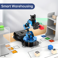 Brazo de robot Hiwonder ArmPi FPV 6DOF con Raspberry Pi compatible con clasificación de visión AI, aprendizaje profundo, programación Python para educación