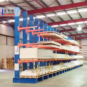 Heavy Duty Industrial Cantilever Racks Single Sided Steel Wood Shelving for Commercial Warehouse Storage & Loading Systems - Product Image 2