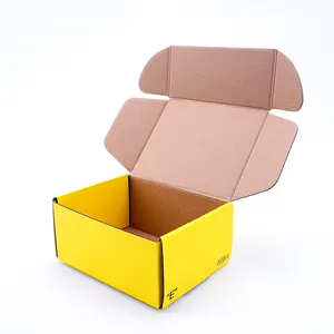 Design personalizado papelão mailer caixa para pequenas empresas por atacado papelão ondulado embalagem caixa de correio vela caixa de transporte