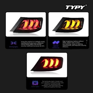 ไฟท้าย TYPY รุ่นใหม่สำหรับ Mark X ปี 2005-2009 ชุดอัพเกรดไฟท้าย 12V เลนส์รมดำ/สีชา - Product Image 3