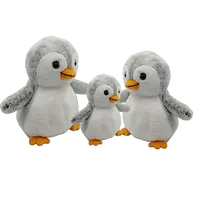 Heißer Verkauf reizendes hochwertiges Geschenk weiches ausgestopftes Plüsch tier 12 "H grauer Pinguin für Kinder
