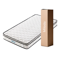 Fabricant de matelas en gros personnalisé bon prix santé matelas de berceau de bébé compressé dans une boîte en carton