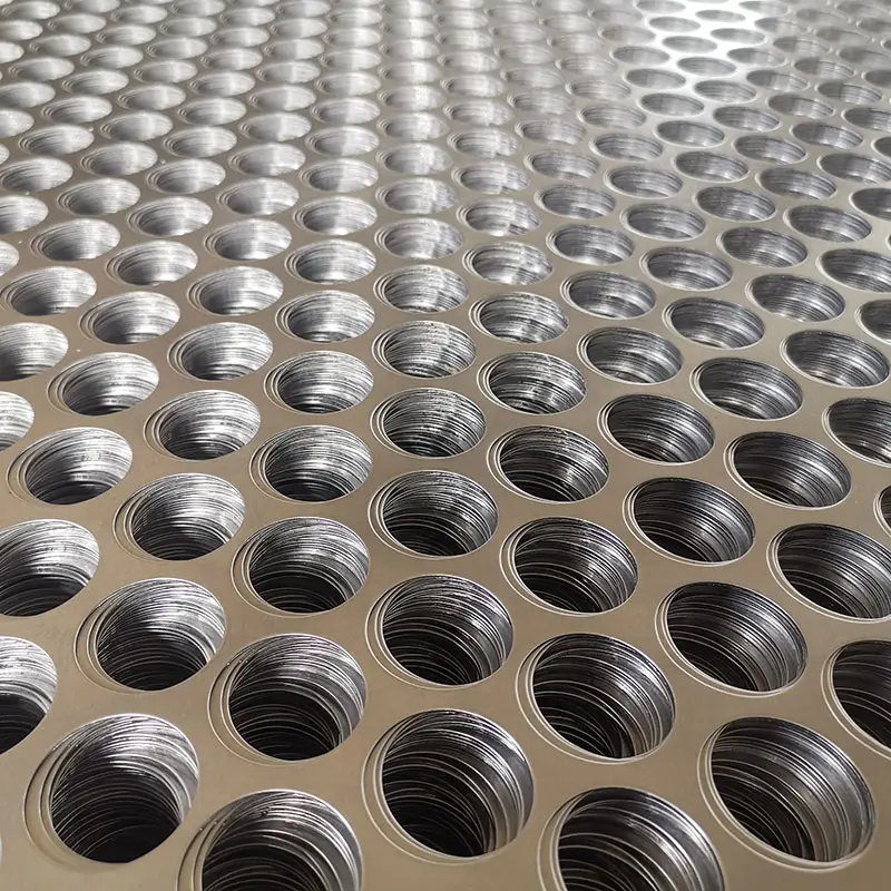 perforated sheet metal grid steel staggered perforated metal sheet oval shape perforated metal sheet