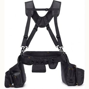 Échantillon gratuit : Sacs de ceinture porte-outils pour hommes et femmes, ensemble de pochettes à outils robustes avec 19 poches, ceinture rembourrée en mousse et passants pour bretelles - Product Image 3