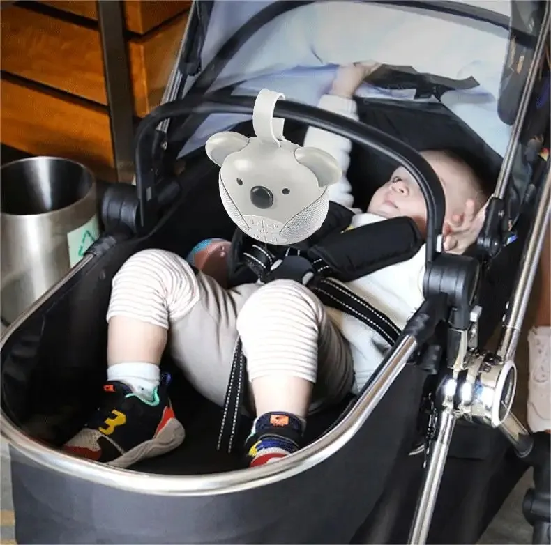 Koala Draagbare Slaap Sound Machine Met Timer Batterij Werkende Lawaai Machine Voor Baby Volwassenen Thuis Off White Noise Machine Baby