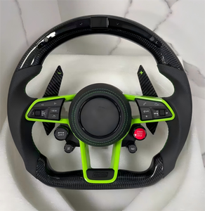 <span class=keywords><strong>Volante</strong></span> de coche de cuero personalizado de fibra de carbono Real para <span class=keywords><strong>Audi</strong></span> A3 <span class=keywords><strong>A4</strong></span> A5 B7 A6 Q5 Q7 S5 S4 <span class=keywords><strong>2006</strong></span> 2007 2008 2009 2010 2011 2012 Rs3 - Product Image 6