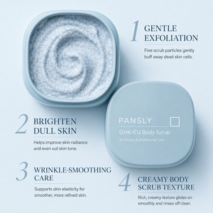 <span class=keywords><strong>Exfoliante</strong></span> Corporal de Péptidos de Cobre Azul GHK-Cu de Marca Privada, <span class=keywords><strong>Exfoliante</strong></span> Corporal y para <span class=keywords><strong>Manos</strong></span> y Pies, Iluminador y Suavizante de la Piel - Product Image 3