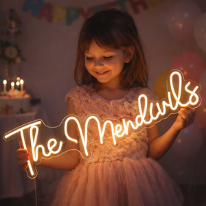 Letrero de Neón LED Personalizado con Logotipo, Letrero Luminoso de Neón Personalizado con Nombre <span class=keywords><strong>para</strong></span> Boda, Despedida de Soltera, Regalo de Inauguración de Casa, Decoración - Product Image 1