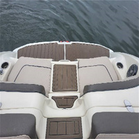 Tapis de sol pour cockpit de bateau Ya-ma-ha AR240 2016, en mousse EVA, imitation teck, SeaDek MarineMat, style Gatorstep, auto-adhésif